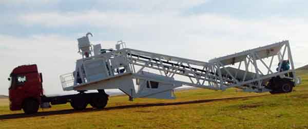YHZS75 mobile concrete batching plant 75m3/h mobile Concrete Plant