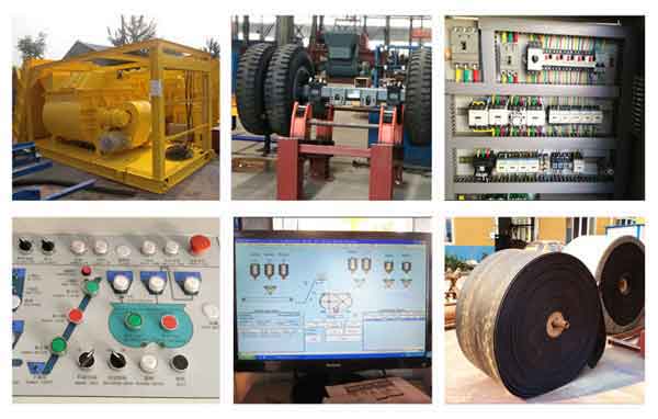 parts of YHZS75 mobile concrete plant